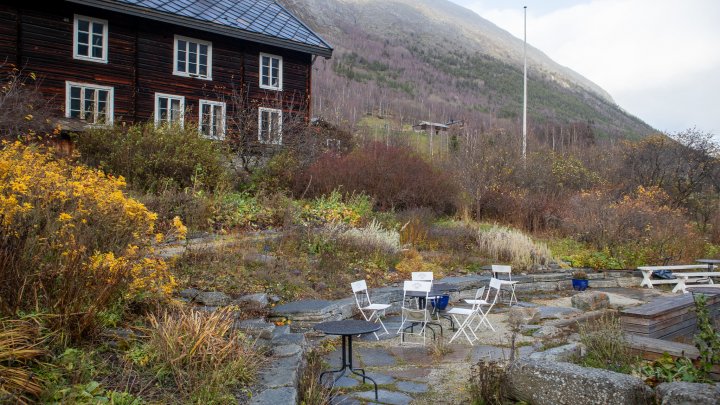 Aukrust gard besøkshage høstbilde